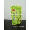 printed plastic stand up pouch for snack food packaging